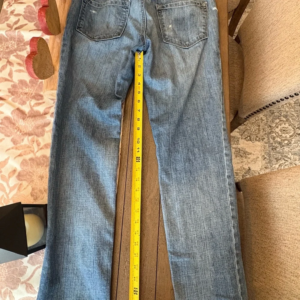 Ann Taylor Loft Boyfriend button fly jeans size 2 - Picture 6 of 7